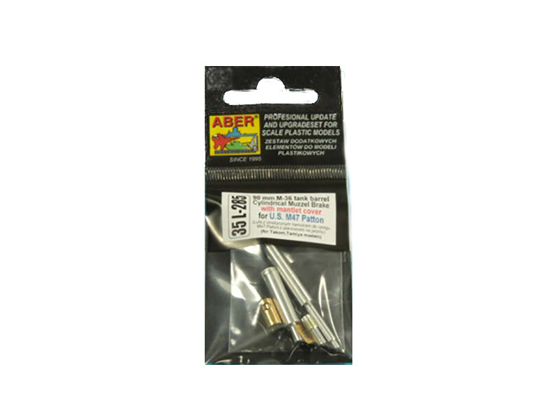 35 L-285 Aber 1/35 Металлический ствол 90 mm M-36 tank barrel cyrindrical Muzzle Brake wit, 35 L-285
35 L-285 Aber 1/35 Металлический ствол 90 mm M-36 tank barrel cyrindrical Muzzle Brake wit, 35 L-285