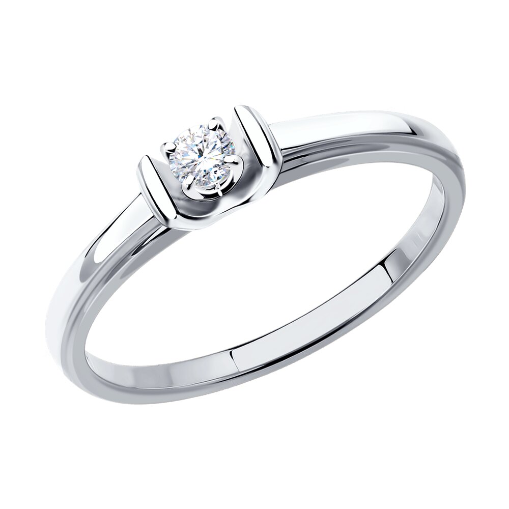 Кольцо помолвочное из белого золота с бриллиантом р. SOKOLOV Diamonds 1012351-3, 1012351-3
Кольцо помолвочное из белого золота с бриллиантом р. SOKOLOV Diamonds 1012351-3, 1012351-3