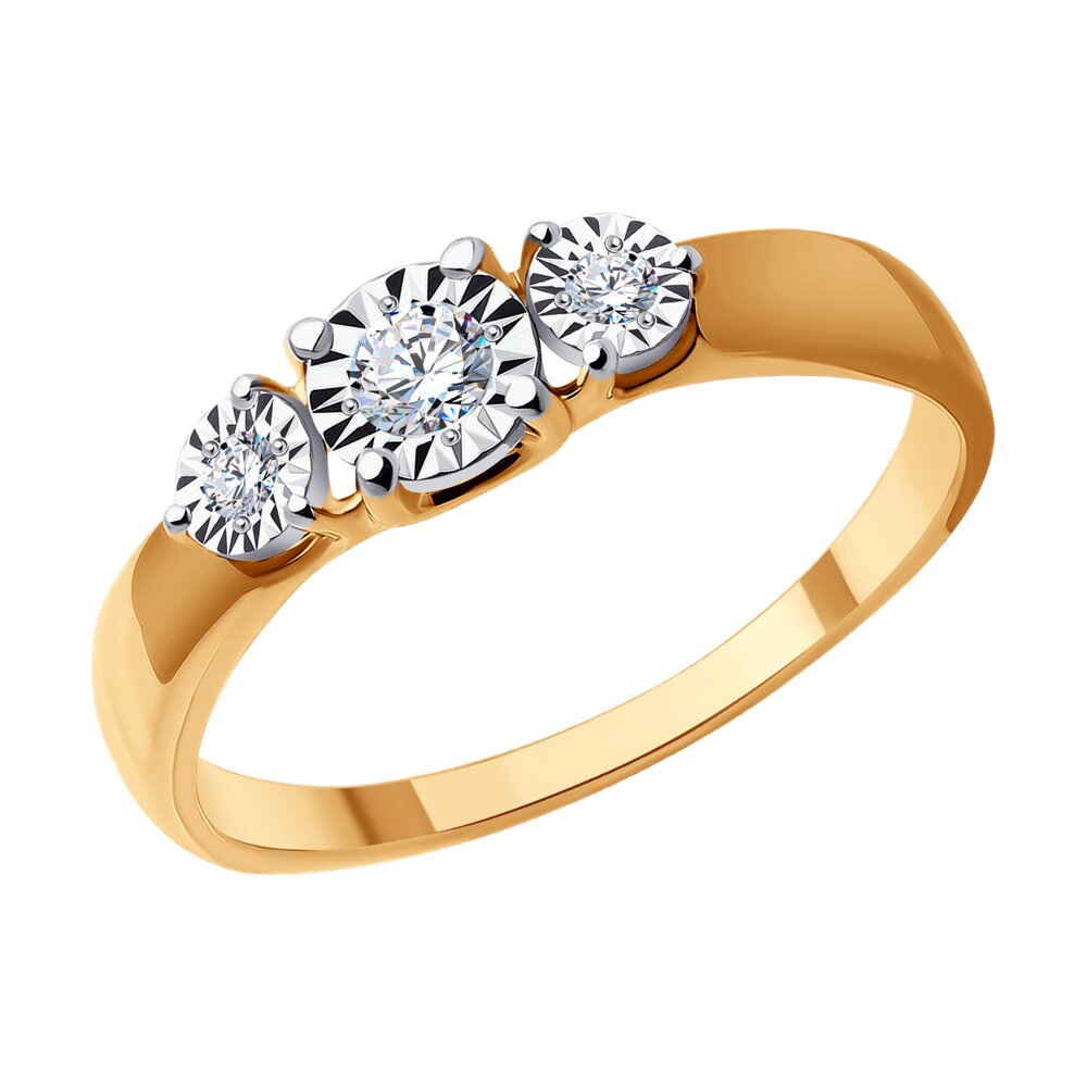 Кольцо из комбинированного золота с бриллиантом р. , SOKOLOV Diamonds 1011626, 1011626
Кольцо из комбинированного золота с бриллиантом р. , SOKOLOV Diamonds 1011626, 1011626