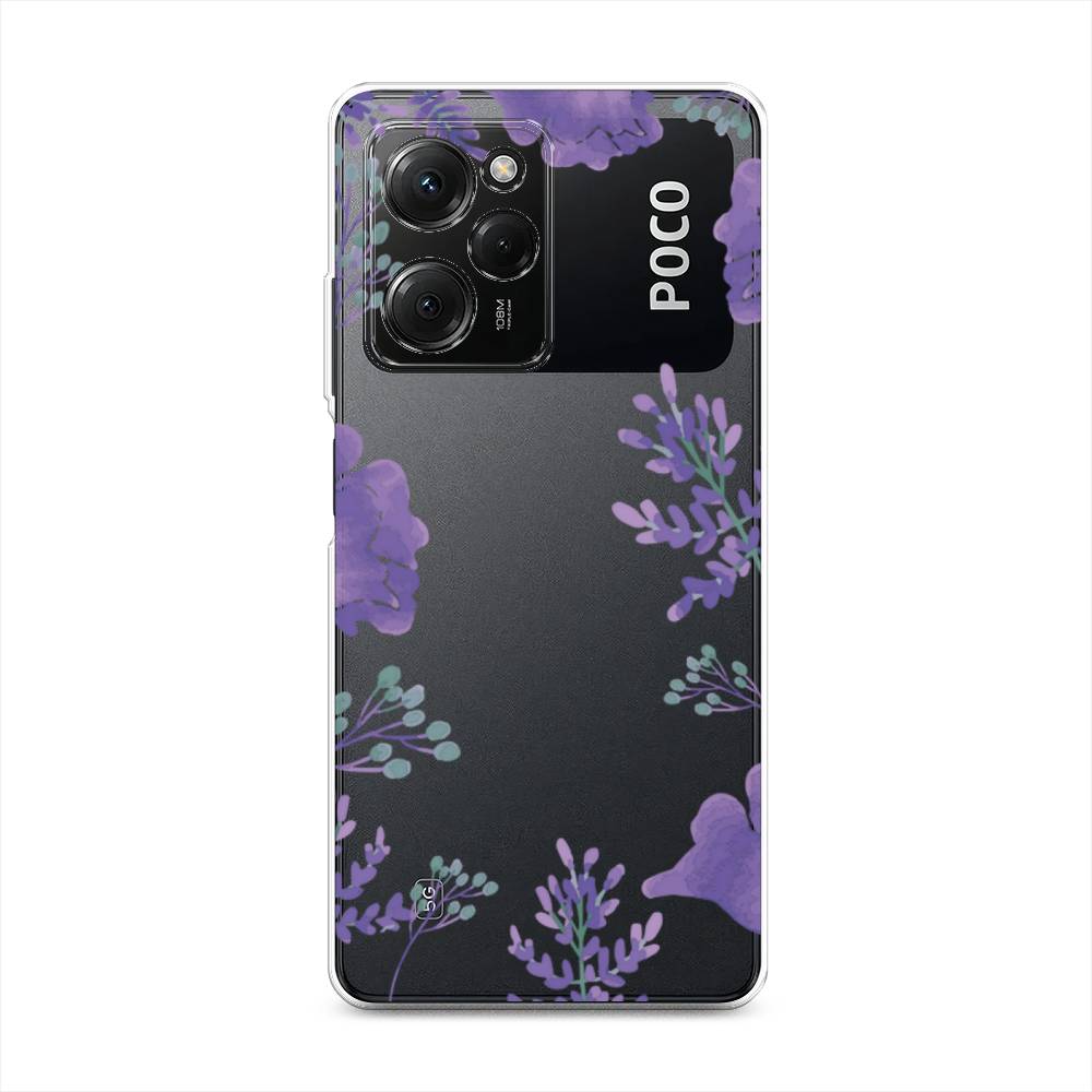Чехол Awog на Poco X5 Pro 5G "Сиреневая цветочная рамка", Прозрачный;фиолетовый, 318050-8
Чехол Awog на Poco X5 Pro 5G "Сиреневая цветочная рамка", Прозрачный;фиолетовый, 318050-8