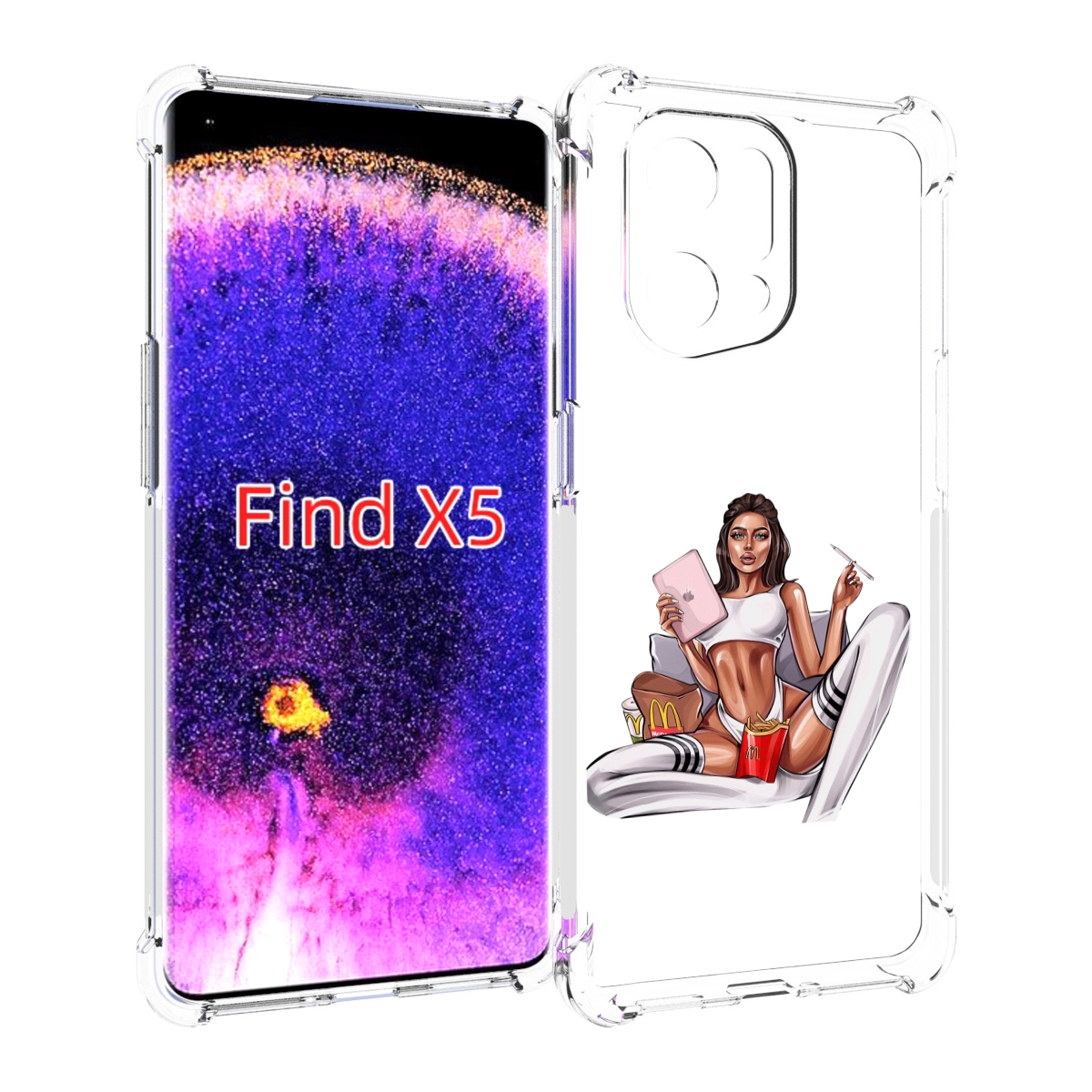 Чехол MyPads Модная-иллюстрация-девушки женский для Oppo Find X5, Прозрачный, Tocco
Чехол MyPads Модная-иллюстрация-девушки женский для Oppo Find X5, Прозрачный, Tocco