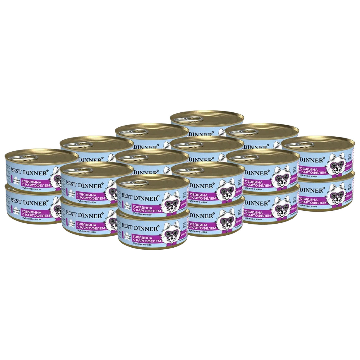 Консервы для собак Best Dinner Exclusive Urinary, говядина с картофелем, 24шт по 100г, Exclusive Urinary для собак с профилактикой мочекаменной болезни с говядиной 100г
Консервы для собак Best Dinner Exclusive Urinary, говядина с картофелем, 24шт по 100г, Exclusive Urinary для собак с профилактикой мочекаменной болезни с говядиной 100г