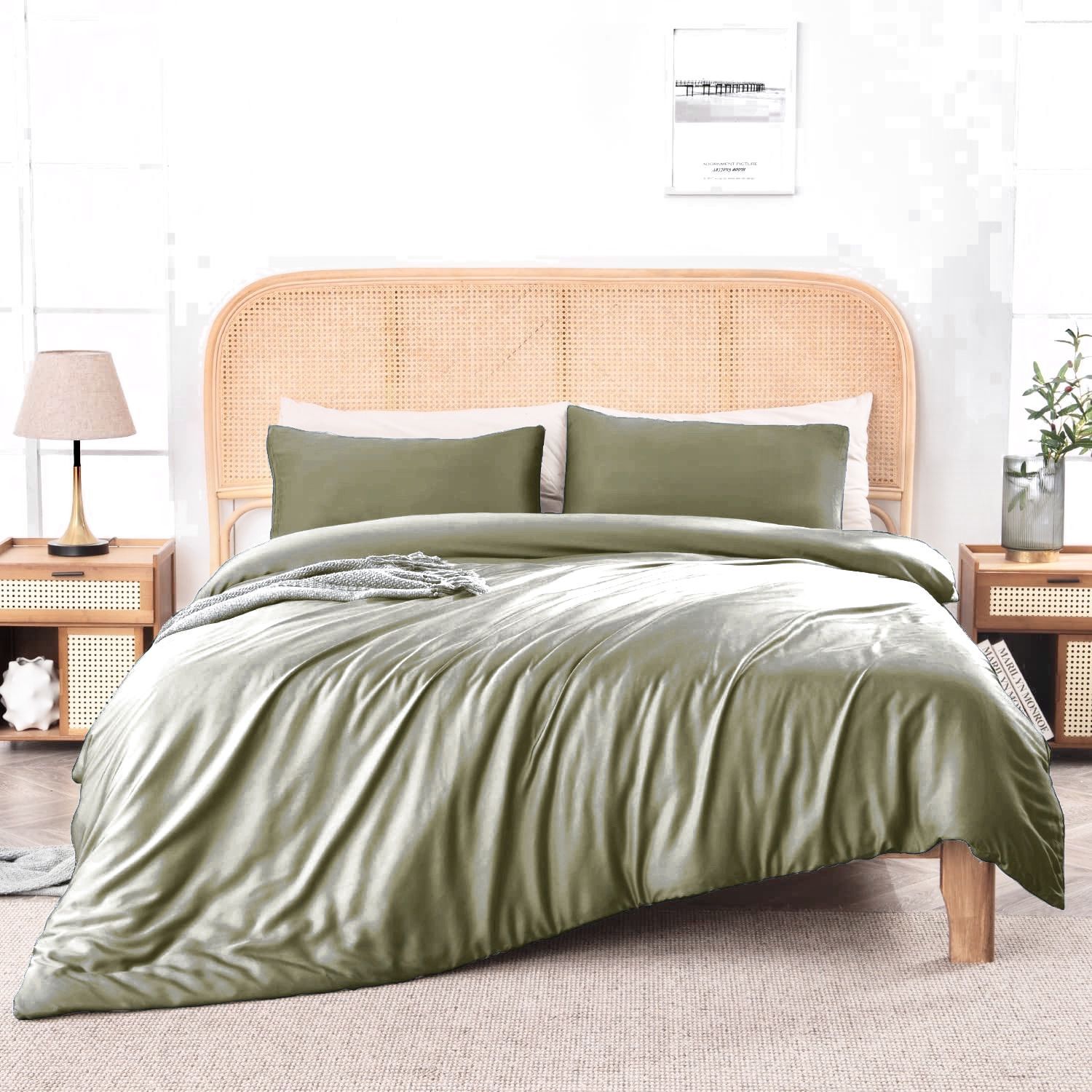 Комплект постельного белья Шелковый Сатин, Sweet Sleep Factory SHSFEURO-50/R140, Оливковый
Комплект постельного белья Шелковый Сатин, Sweet Sleep Factory SHSFEURO-50/R140, Оливковый