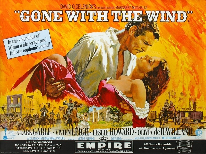 Постер к фильму "Унесенные ветром" (Gone with the Wind) Оригинальный 101,6x76,2 см
Постер к фильму "Унесенные ветром" (Gone with the Wind) Оригинальный 101,6x76,2 см