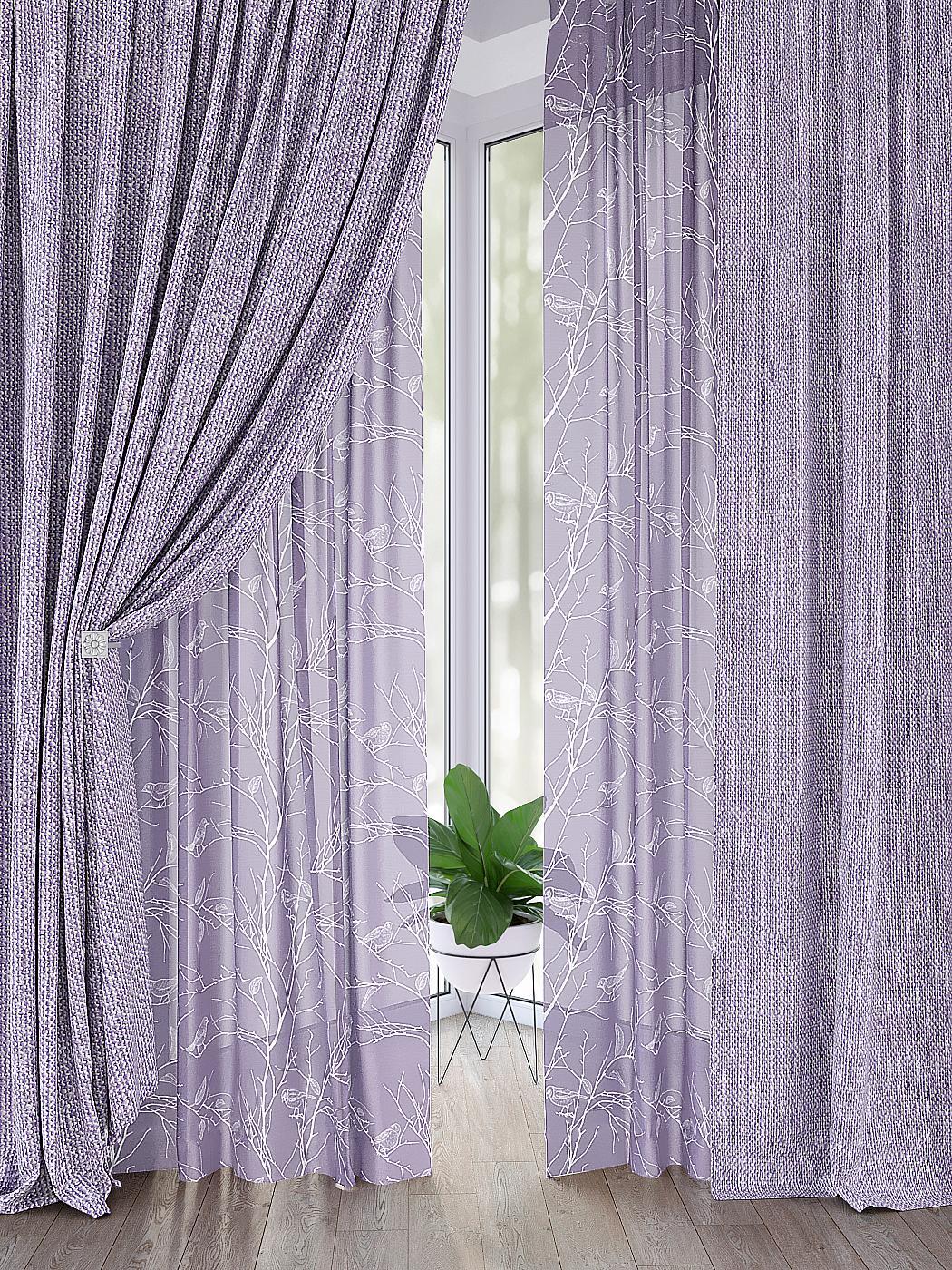 Комплекты штор AT HOME Илоринс (сиреневый) высота 260 см, ширина 150 см, Белый, 526017
Комплекты штор AT HOME Илоринс (сиреневый) высота 260 см, ширина 150 см, Белый, 526017