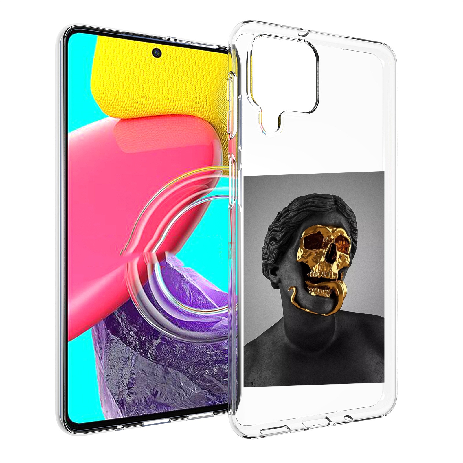 Чехол Mypads Золотой Череп В Статуе Для Samsung Galaxy M53 (Sm-M536), Прозрачный, Tocco
Чехол Mypads Золотой Череп В Статуе Для Samsung Galaxy M53 (Sm-M536), Прозрачный, Tocco