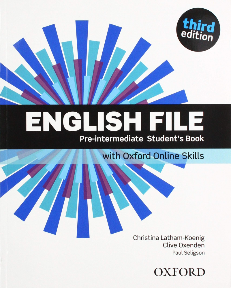 Книга English File Third Edition Pre-Intermediate Student's Book with Student's Site an...
Книга English File Third Edition Pre-Intermediate Student's Book with Student's Site an...