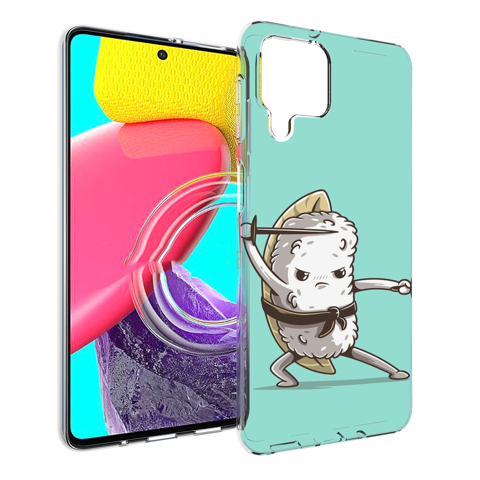 Чехол Mypads Злой Суши Детский Для Samsung Galaxy M53 (Sm-M536), Прозрачный, Tocco
Чехол Mypads Злой Суши Детский Для Samsung Galaxy M53 (Sm-M536), Прозрачный, Tocco