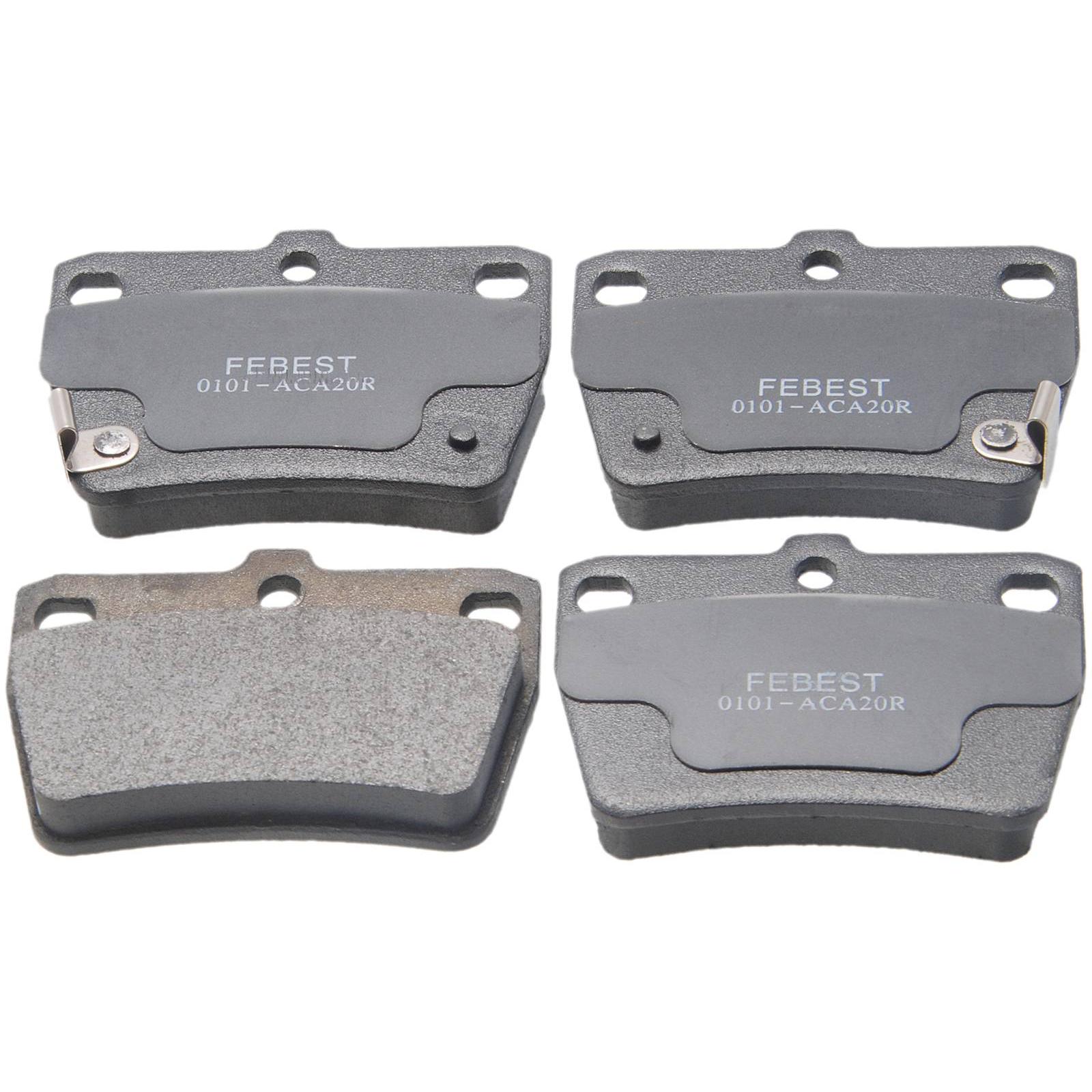Колодки тормозные задние (с противоскрипной пластиной) TOYOTA, CHERY 0101-ACA20R FEBEST
Колодки тормозные задние (с противоскрипной пластиной) TOYOTA, CHERY 0101-ACA20R FEBEST