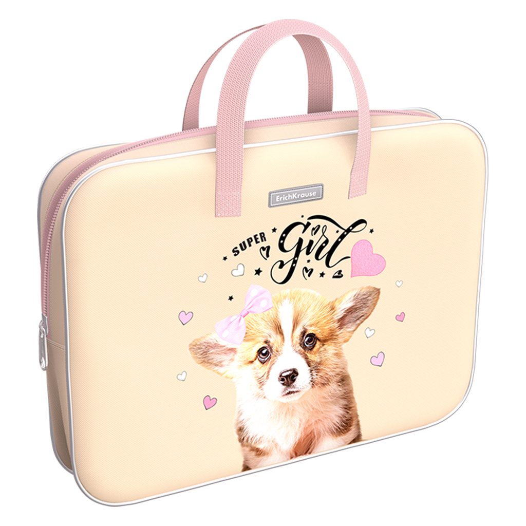 Папка текстильная на молнии ErichKrause Corgi Puppy 60235 с ручками, A4+, Разноцветный
Папка текстильная на молнии ErichKrause Corgi Puppy 60235 с ручками, A4+, Разноцветный