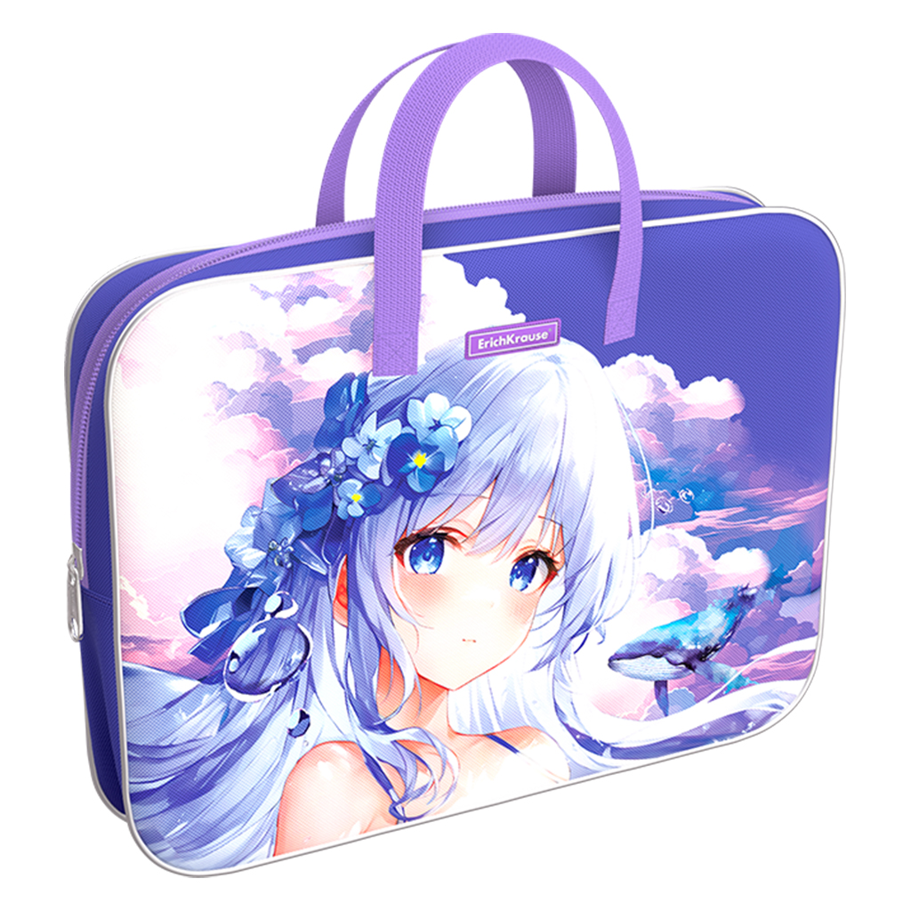Папка текстильная на молнии ErichKrause Kawaii Whale 60234 с ручками, A4+, Разноцветный
Папка текстильная на молнии ErichKrause Kawaii Whale 60234 с ручками, A4+, Разноцветный