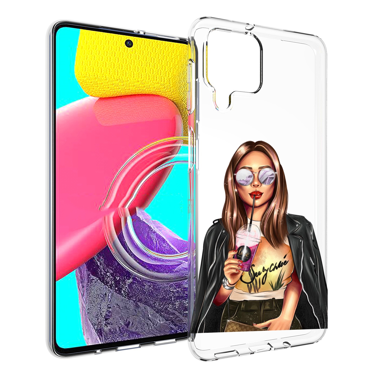 Чехол MyPads девушка-с-фиолетовым-коктейлем женский для Samsung Galaxy M53 (SM-M536), Прозрачный, Tocco
Чехол MyPads девушка-с-фиолетовым-коктейлем женский для Samsung Galaxy M53 (SM-M536), Прозрачный, Tocco