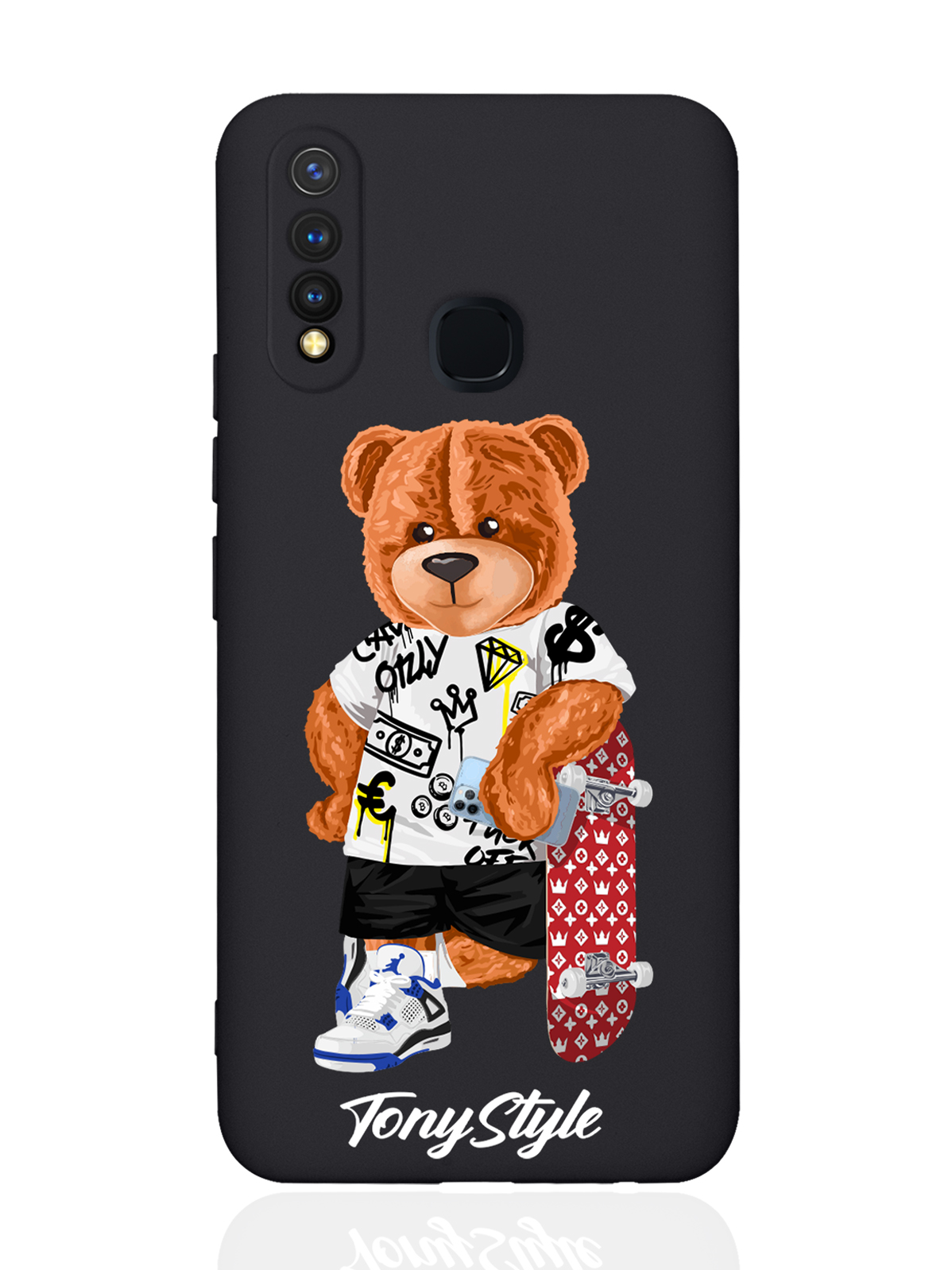 Чехол Tony Style для Vivo Y19/U3 Tony Style со скейтом черный, Коричневый;черный;красный
Чехол Tony Style для Vivo Y19/U3 Tony Style со скейтом черный, Коричневый;черный;красный
