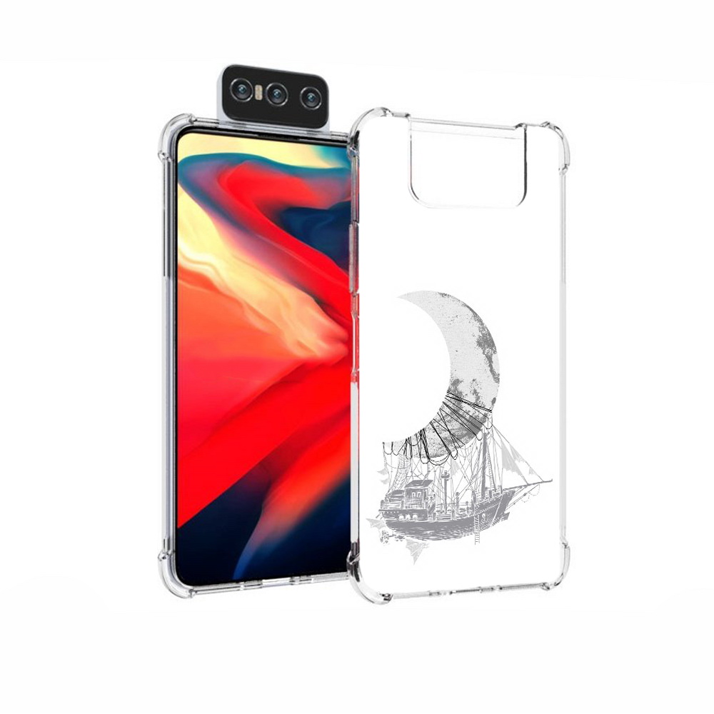 Чехол MyPads Tocco для Asus Zenfone 7 (ZS670KS) черно белый корабль полумесяц, Прозрачный, Tocco
Чехол MyPads Tocco для Asus Zenfone 7 (ZS670KS) черно белый корабль полумесяц, Прозрачный, Tocco