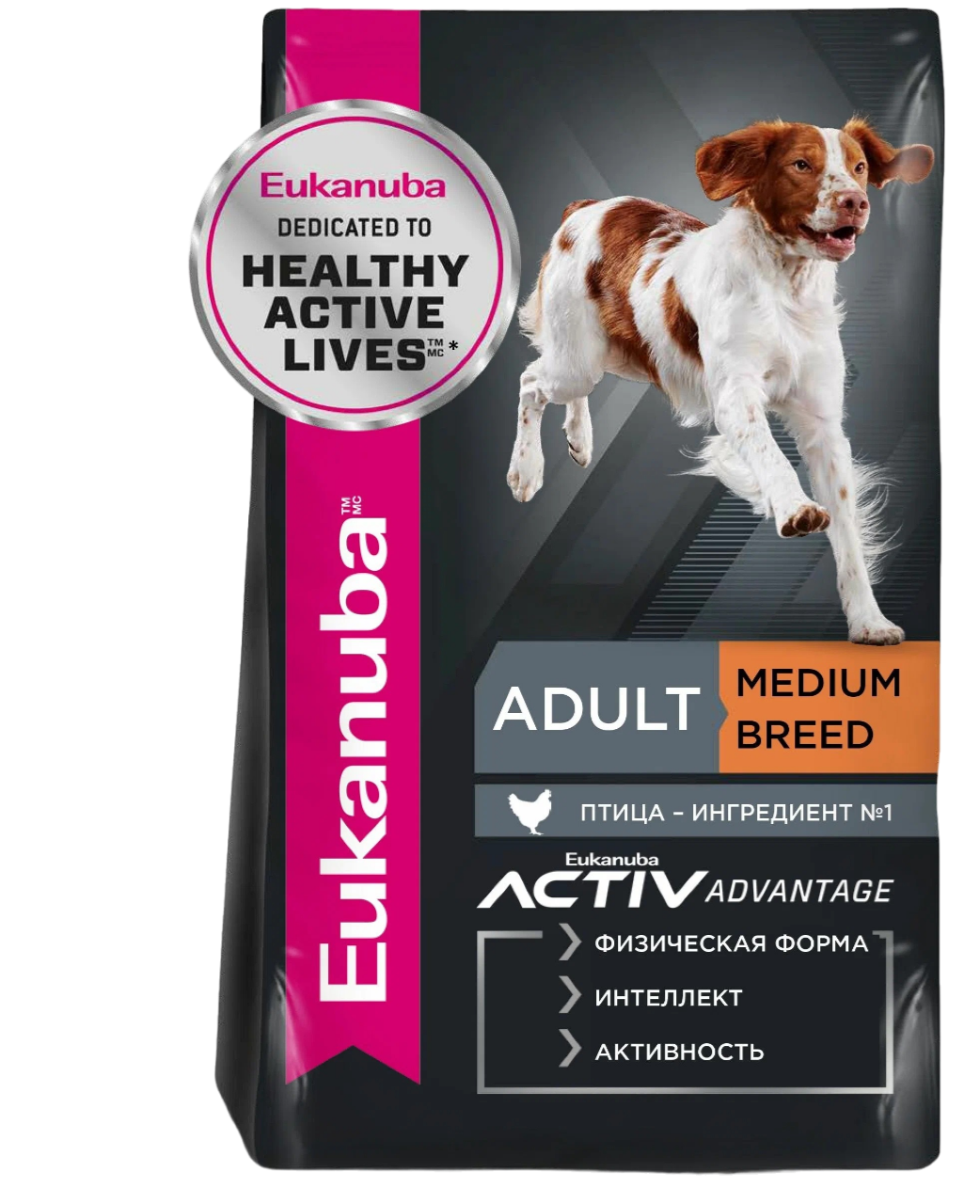 Сухой корм для собак Eukanuba Adult Medium Breed, для средних пород, домашняя птица, 15кг, Adult Medium Breed
Сухой корм для собак Eukanuba Adult Medium Breed, для средних пород, домашняя птица, 15кг, Adult Medium Breed