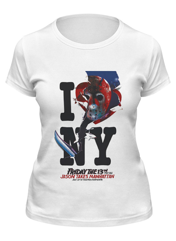 Футболка женская Printio Friday the 13th / i love ny белая 2XL, Белый, Friday the 13th / i love ny
Футболка женская Printio Friday the 13th / i love ny белая 2XL, Белый, Friday the 13th / i love ny