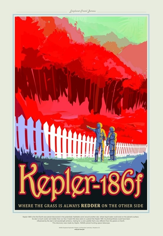 Постер НАСА Космические путешествия Кеплер186Ф (NASA Space Travel Posters, Kepler 186f) A3
Постер НАСА Космические путешествия Кеплер186Ф (NASA Space Travel Posters, Kepler 186f) A3