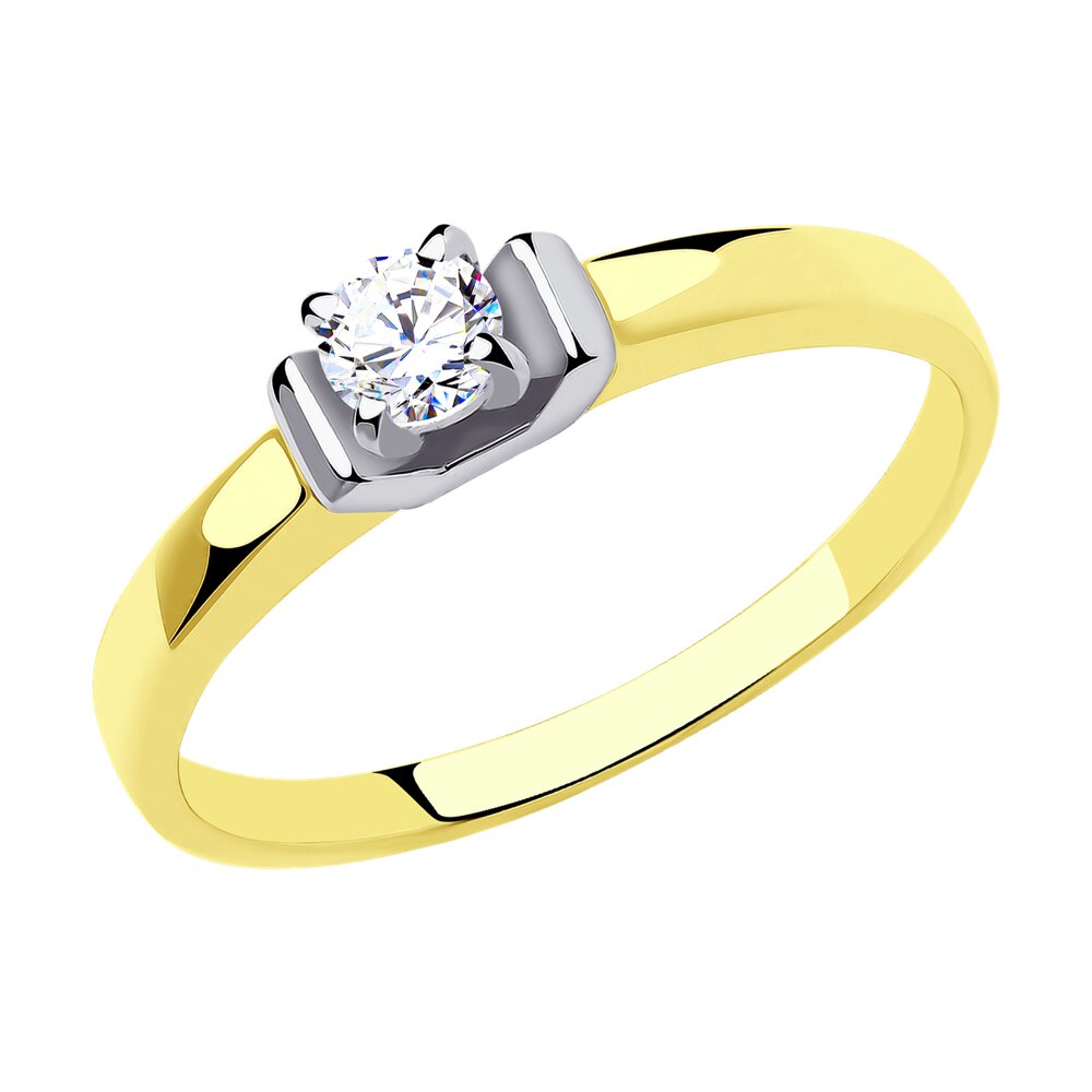 Кольцо помолвочное из желтого золота с фианитом р. 16,5 Diamant 53-110-00802-1, 53-110-00802-1
Кольцо помолвочное из желтого золота с фианитом р. 16,5 Diamant 53-110-00802-1, 53-110-00802-1