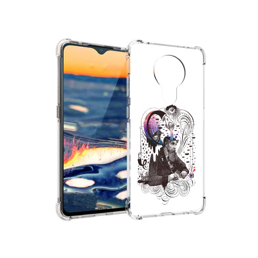 Чехол MyPads Tocco для Nokia 5.3 абстракция думающий мужчина (PT227052.106.210), Прозрачный, Tocco
Чехол MyPads Tocco для Nokia 5.3 абстракция думающий мужчина (PT227052.106.210), Прозрачный, Tocco