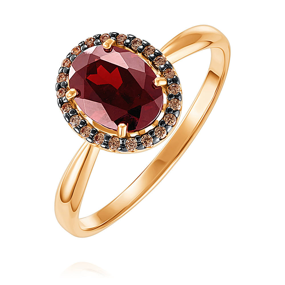 Кольцо из красного золота с гранатом/фианитом р. ADAMAS 14038496/01-А50ДЧ-655, 14038496/01-А50ДЧ-655
Кольцо из красного золота с гранатом/фианитом р. ADAMAS 14038496/01-А50ДЧ-655, 14038496/01-А50ДЧ-655