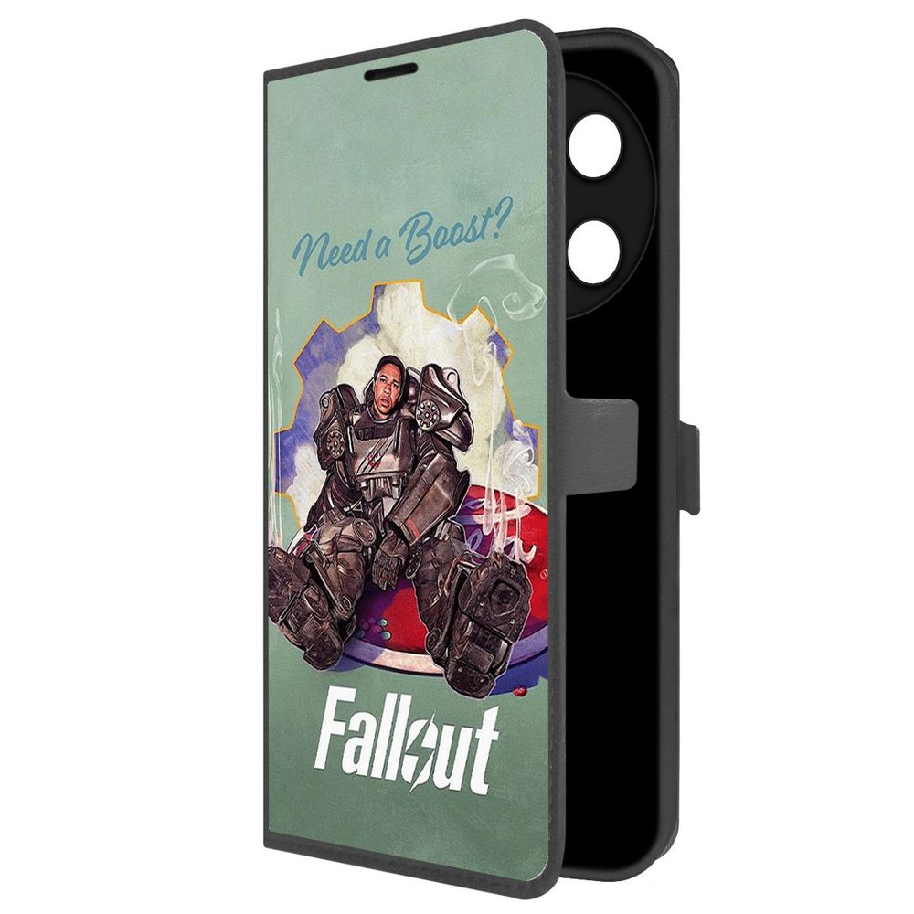 Чехол-книжка Krutoff Eco Book для TECNO Camon 30 Pro 5G Фоллаут (Fallout)-Нужно ускорение, Черный
Чехол-книжка Krutoff Eco Book для TECNO Camon 30 Pro 5G Фоллаут (Fallout)-Нужно ускорение, Черный