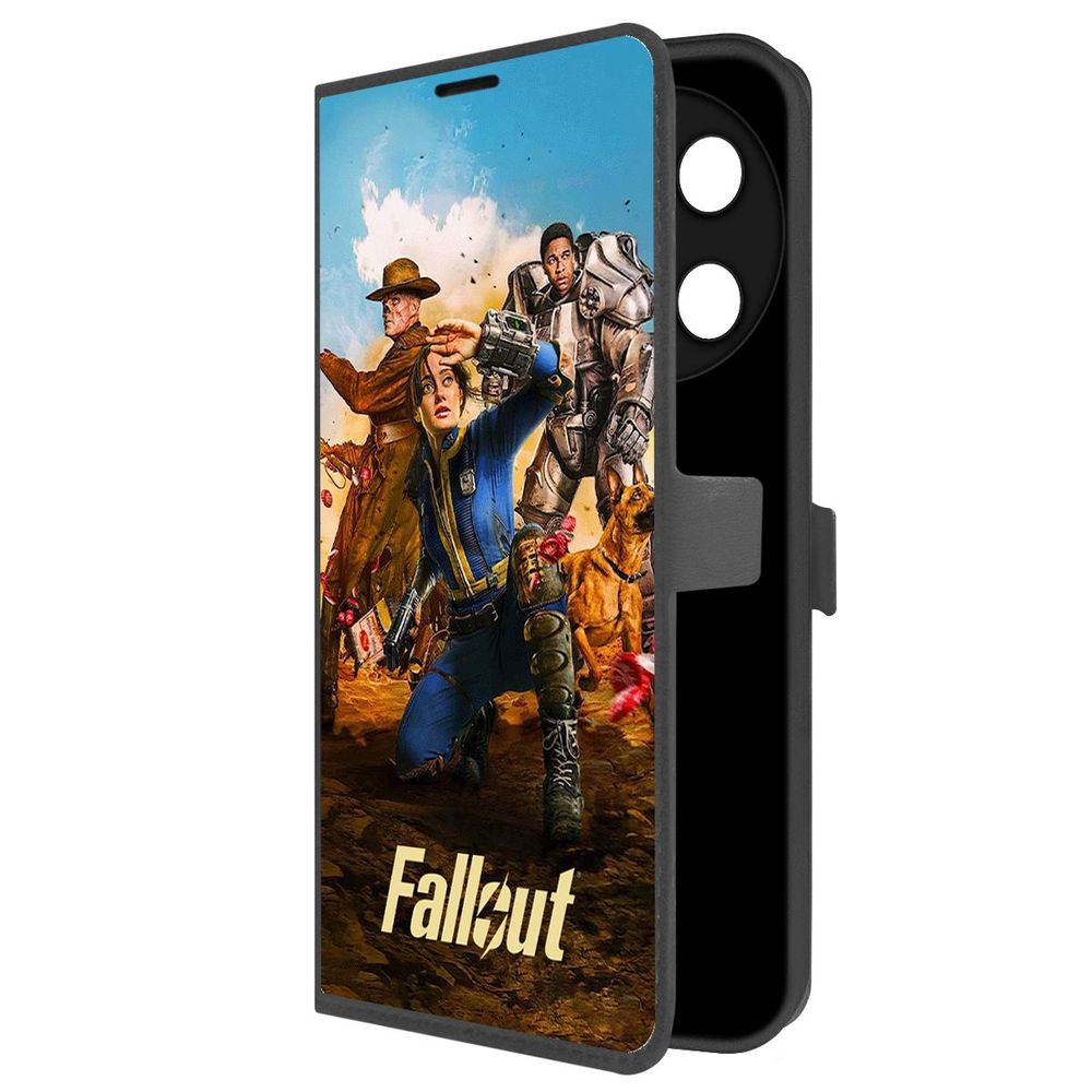 Чехол-книжка Krutoff Eco Book для TECNO Camon 30 Pro 5G Фоллаут Fallout-Люси, Гуль и Аарон, Черный
Чехол-книжка Krutoff Eco Book для TECNO Camon 30 Pro 5G Фоллаут Fallout-Люси, Гуль и Аарон, Черный