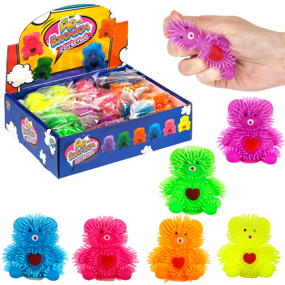 Игрушка-антистресс 1Toy Йо-ежики Медвежонок в ассортимента (цвет по наличию), Разноцветный
Игрушка-антистресс 1Toy Йо-ежики Медвежонок в ассортимента (цвет по наличию), Разноцветный