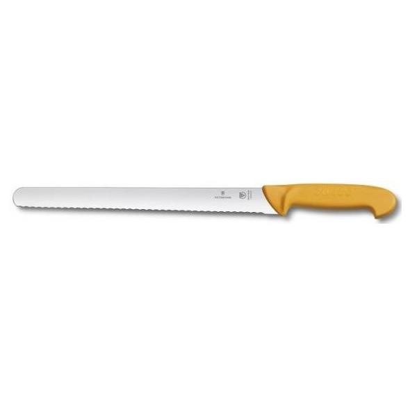 Нож кухонный Victorinox Swibo (5.8443.35) стальной универсальный лезв.350мм серрейт. заточ
Нож кухонный Victorinox Swibo (5.8443.35) стальной универсальный лезв.350мм серрейт. заточ
