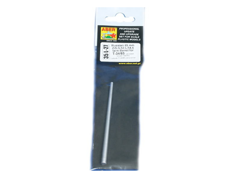 35 L-027 Aber 1/35 Russian 85mm Z&S-S-53 L/54,6 tank barrel for 34/85 (model 1944/45), 35 L-027
35 L-027 Aber 1/35 Russian 85mm Z&S-S-53 L/54,6 tank barrel for 34/85 (model 1944/45), 35 L-027