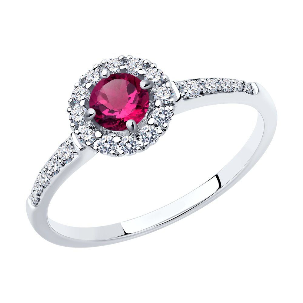 Кольцо из белого золота с бриллиантом/рубином р. SOKOLOV Diamonds 4010673-3, 4010673-3
Кольцо из белого золота с бриллиантом/рубином р. SOKOLOV Diamonds 4010673-3, 4010673-3