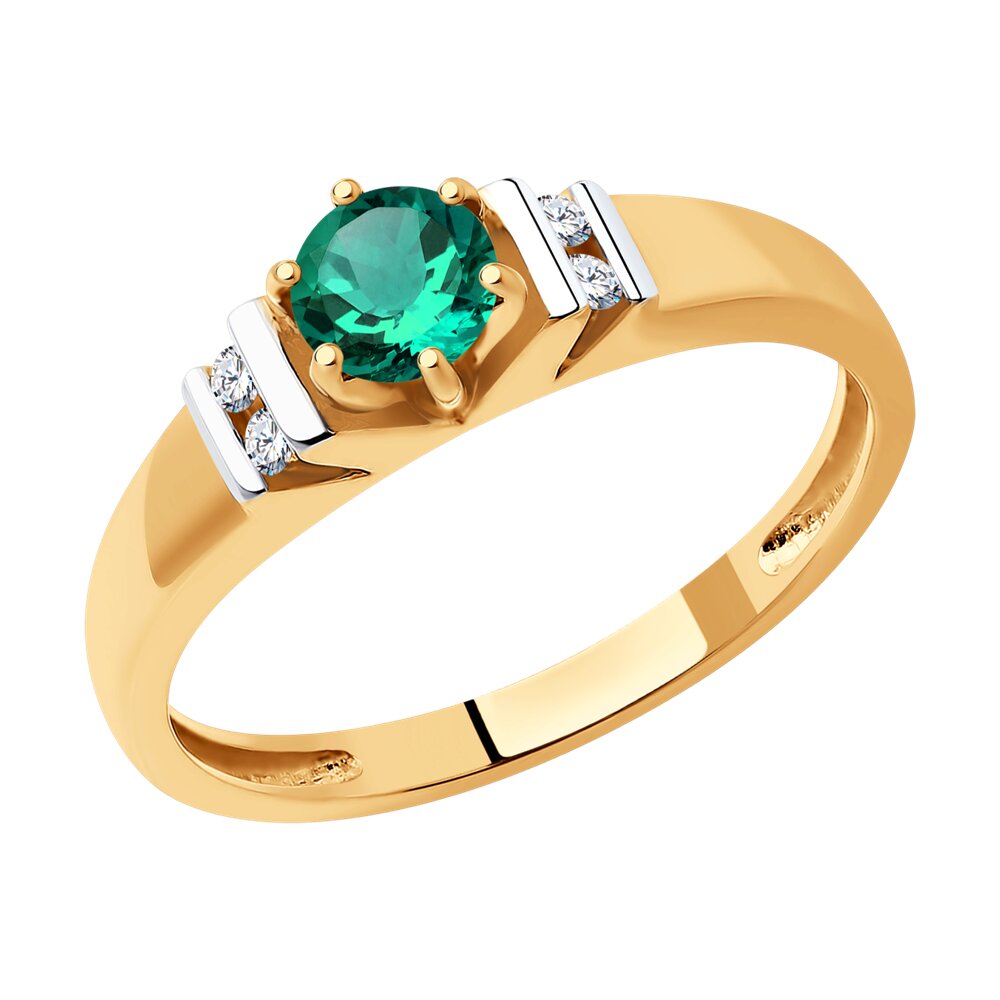 Кольцо из красного золота с бриллиантом/изумрудом р. 17 SOKOLOV Diamonds 3010643, 3010643
Кольцо из красного золота с бриллиантом/изумрудом р. 17 SOKOLOV Diamonds 3010643, 3010643