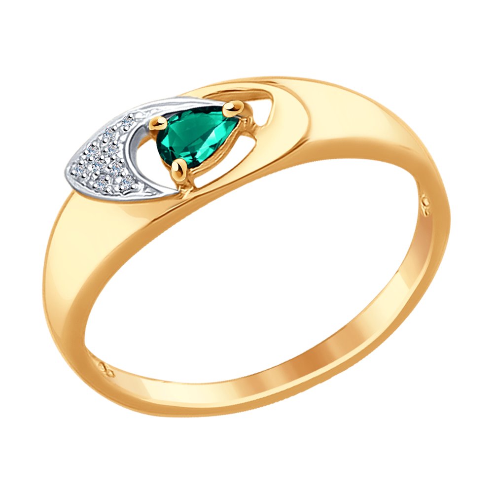 Кольцо из красного золота с бриллиантом/изумрудом р. 16,5 SOKOLOV Diamonds 3010551, 3010551
Кольцо из красного золота с бриллиантом/изумрудом р. 16,5 SOKOLOV Diamonds 3010551, 3010551