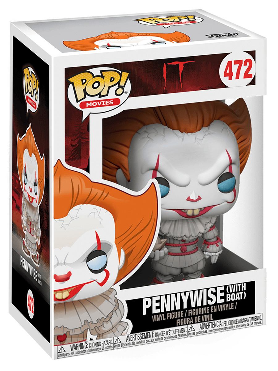 Фигурка Funko POP! клоун Пеннивайз с корабликом Оно Pennywise IT ужасы хоррор №472 12,2 см, Pop!
Фигурка Funko POP! клоун Пеннивайз с корабликом Оно Pennywise IT ужасы хоррор №472 12,2 см, Pop!