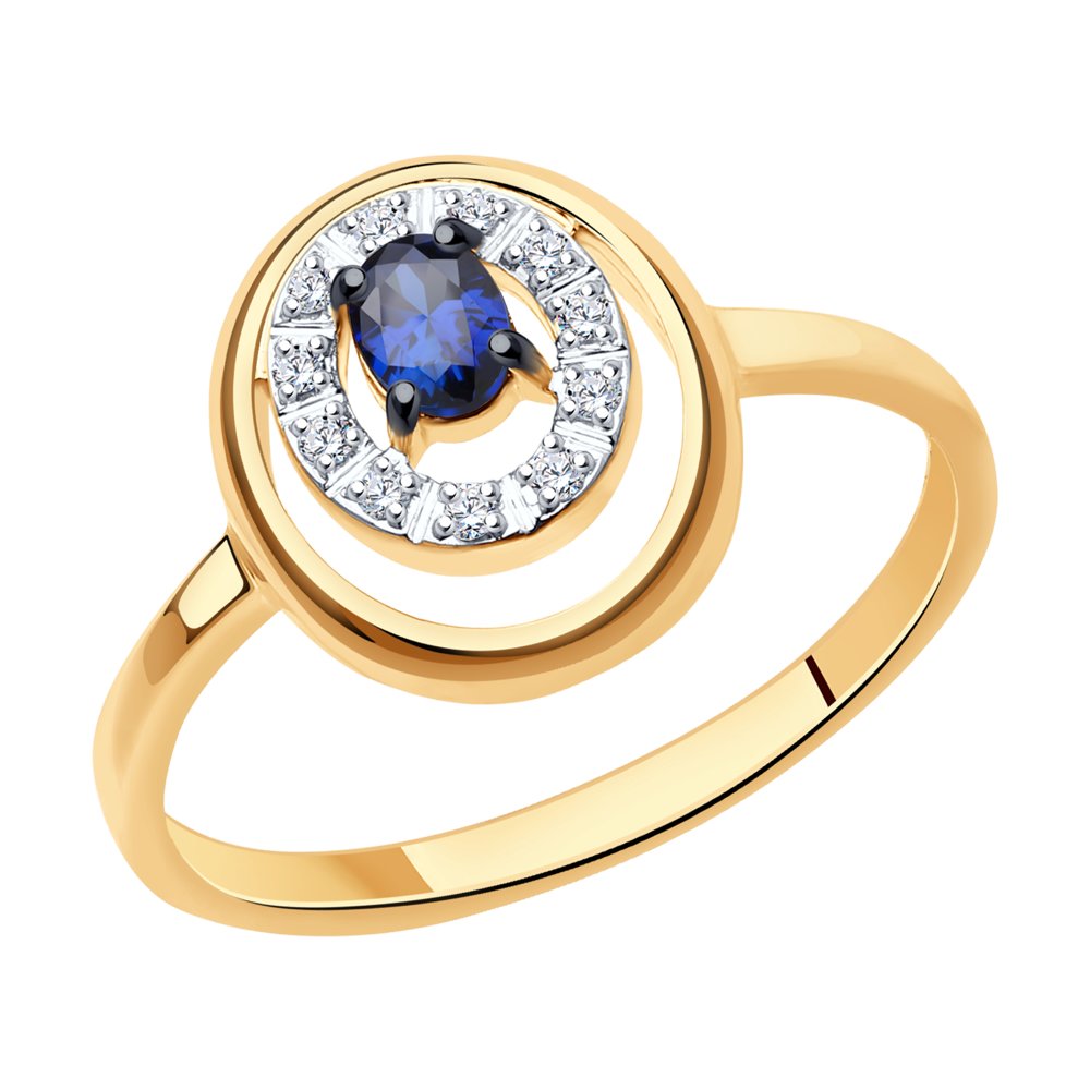 Кольцо из красного золота с бриллиантом/сапфиром р. 17 SOKOLOV Diamonds 2011196, 2011196
Кольцо из красного золота с бриллиантом/сапфиром р. 17 SOKOLOV Diamonds 2011196, 2011196