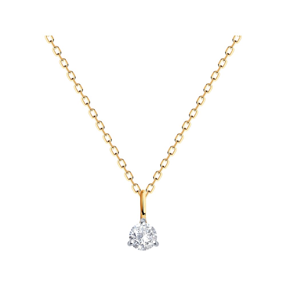 Колье из красного золота с бриллиантом 38 см SOKOLOV Diamonds 1070183, 1070183
Колье из красного золота с бриллиантом 38 см SOKOLOV Diamonds 1070183, 1070183