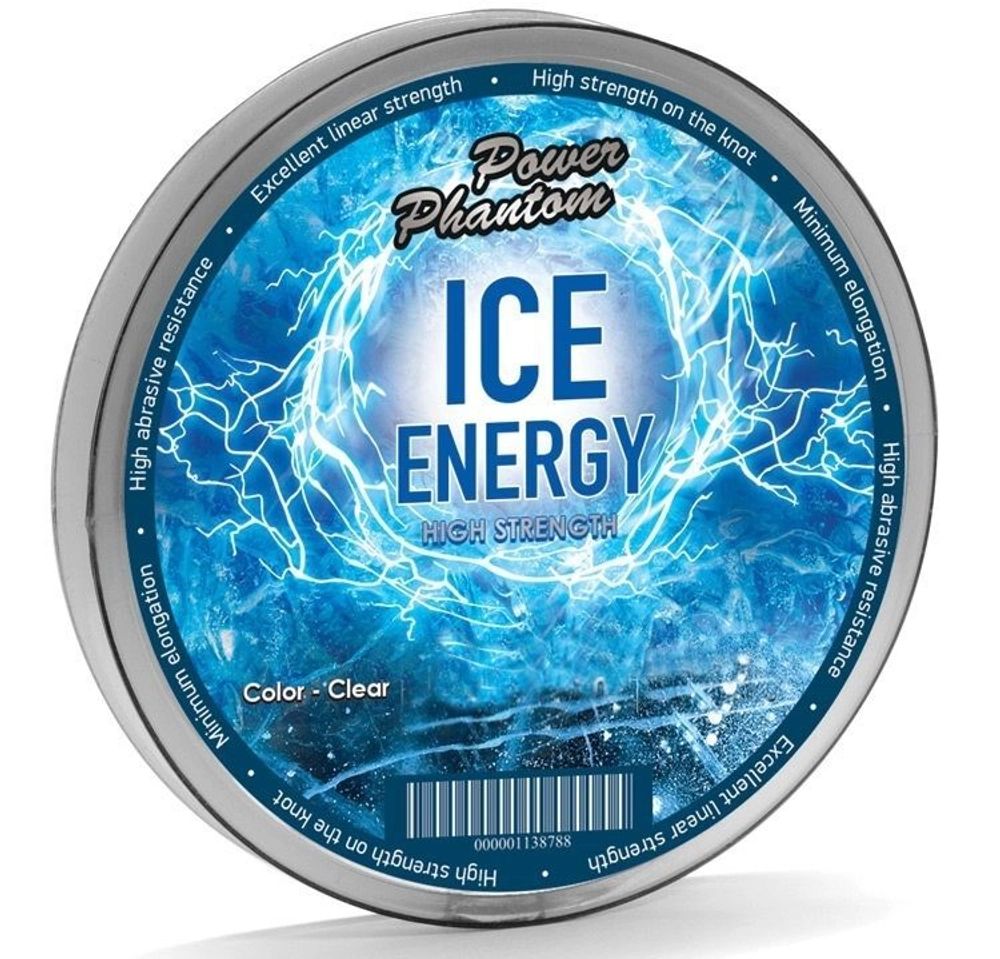 Леска монофильная для зимней рыбалки Power Phantom Ice Energy CLEAR (Clear / 3 / 3 / 0.25, Ice Energy
Леска монофильная для зимней рыбалки Power Phantom Ice Energy CLEAR (Clear / 3 / 3 / 0.25, Ice Energy