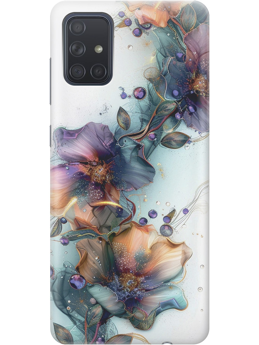 Силиконовый чехол на Samsung Galaxy A71 с принтом "Мистические цветы", Прозрачный;белый;зеленый, 722411410
Силиконовый чехол на Samsung Galaxy A71 с принтом "Мистические цветы", Прозрачный;белый;зеленый, 722411410