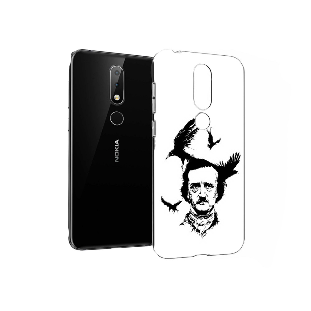 Чехол MyPads Tocco для Nokia X6 Эдгар Аллан черно белый (PT115295.99.204), Прозрачный, Tocco
Чехол MyPads Tocco для Nokia X6 Эдгар Аллан черно белый (PT115295.99.204), Прозрачный, Tocco