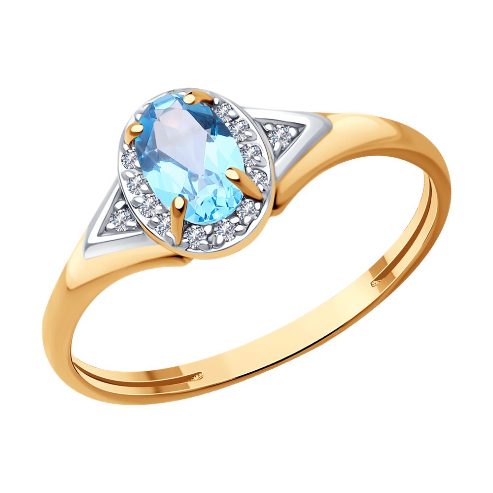 Кольцо из красного золота с бриллиантом/топазом р. 18 SOKOLOV Diamonds 71-00065, 71-00065
Кольцо из красного золота с бриллиантом/топазом р. 18 SOKOLOV Diamonds 71-00065, 71-00065