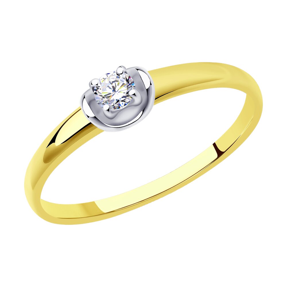 Кольцо помолвочное из желтого золота с бриллиантом р. 16,5 Diamant 53-210-01498-1, 53-210-01498-1
Кольцо помолвочное из желтого золота с бриллиантом р. 16,5 Diamant 53-210-01498-1, 53-210-01498-1