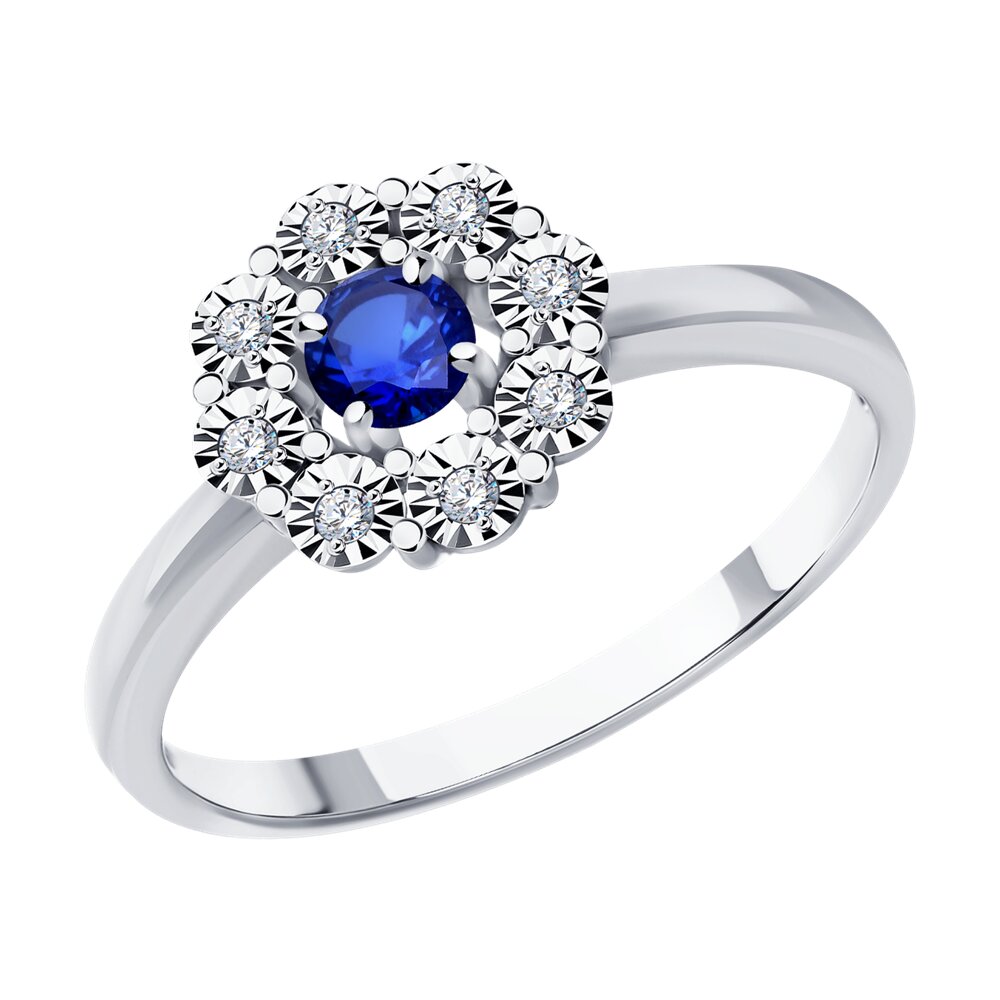 Кольцо из белого золота с бриллиантом/сапфиром р. , Diamant 52-210-01776-1, 52-210-01776-1
Кольцо из белого золота с бриллиантом/сапфиром р. , Diamant 52-210-01776-1, 52-210-01776-1
