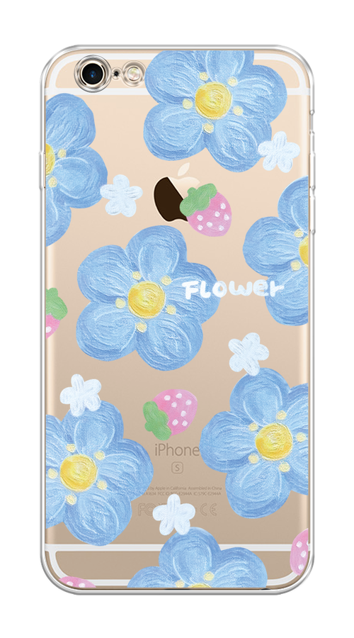 Чехол на Apple iPhone 6 Plus/6S Plus "Цветы и клубники", Прозрачный;голубой;белый, 10550-1
Чехол на Apple iPhone 6 Plus/6S Plus "Цветы и клубники", Прозрачный;голубой;белый, 10550-1
