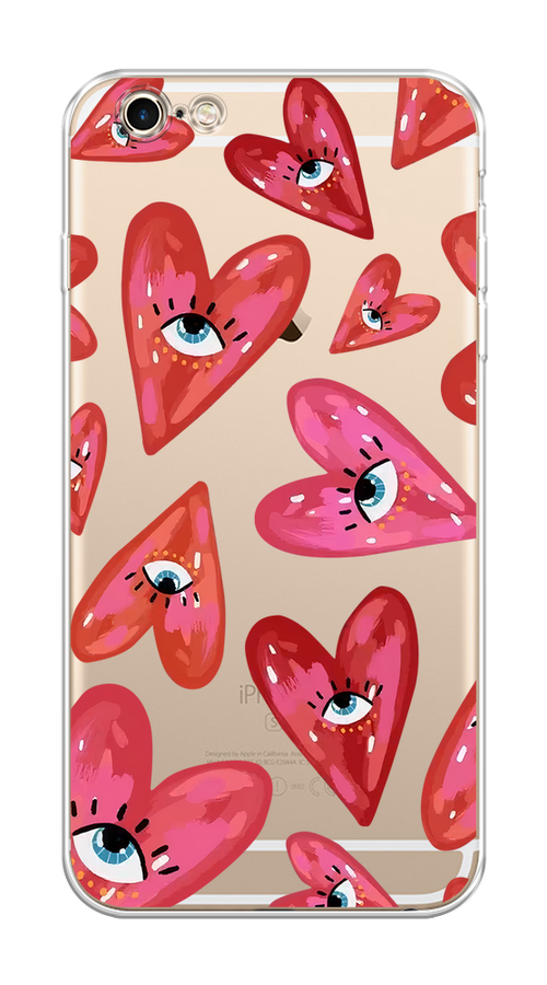 Чехол на Apple iPhone 6 Plus/6S Plus "Сердечки с глазами", Коричневый;красный;розовый, 10550-1
Чехол на Apple iPhone 6 Plus/6S Plus "Сердечки с глазами", Коричневый;красный;розовый, 10550-1