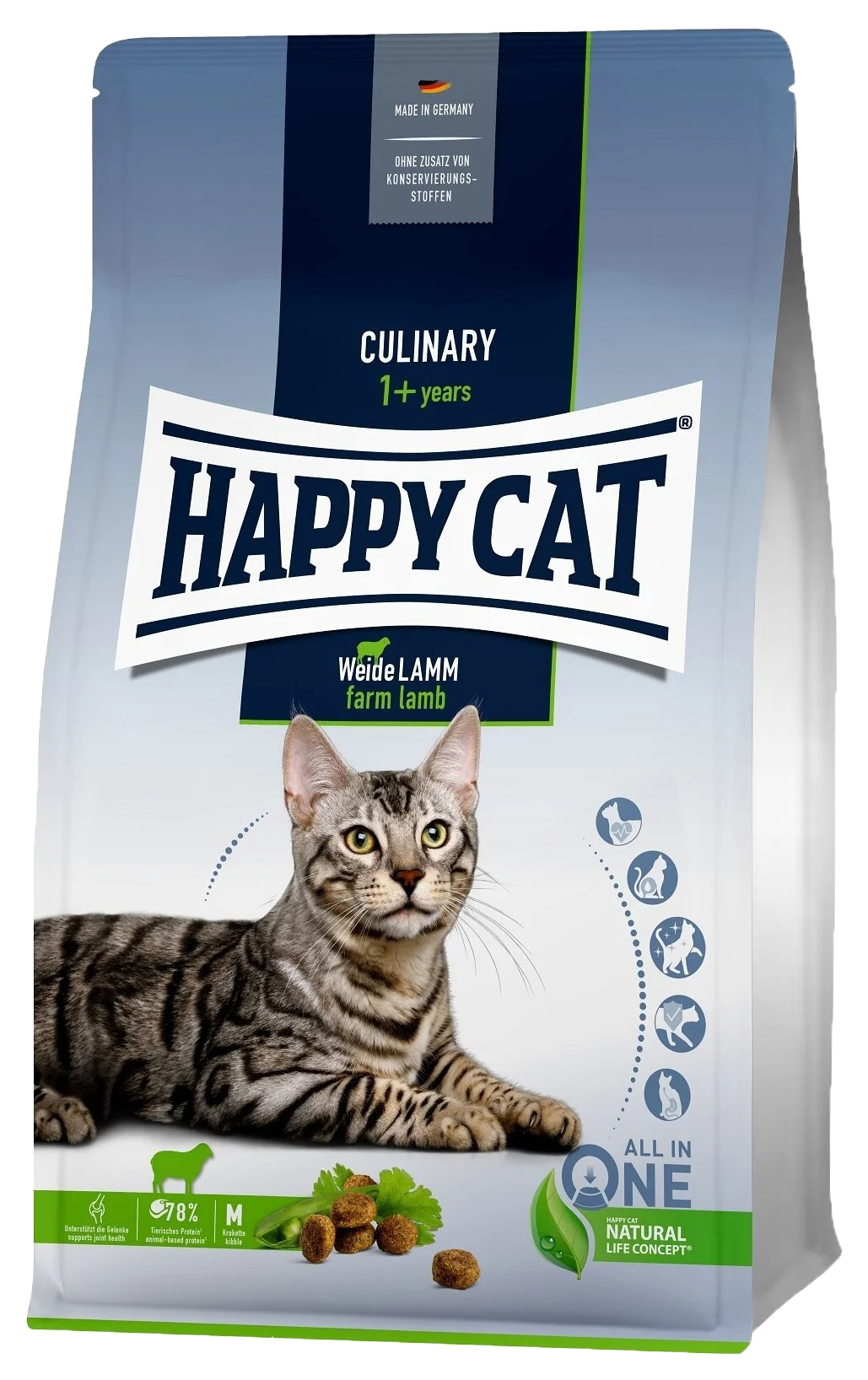 HAPPY CAT HAPPY CAT ADULT CULINARY для взрослых кошек с пастбищным ягненком (1,3 кг х 4 шт
HAPPY CAT HAPPY CAT ADULT CULINARY для взрослых кошек с пастбищным ягненком (1,3 кг х 4 шт