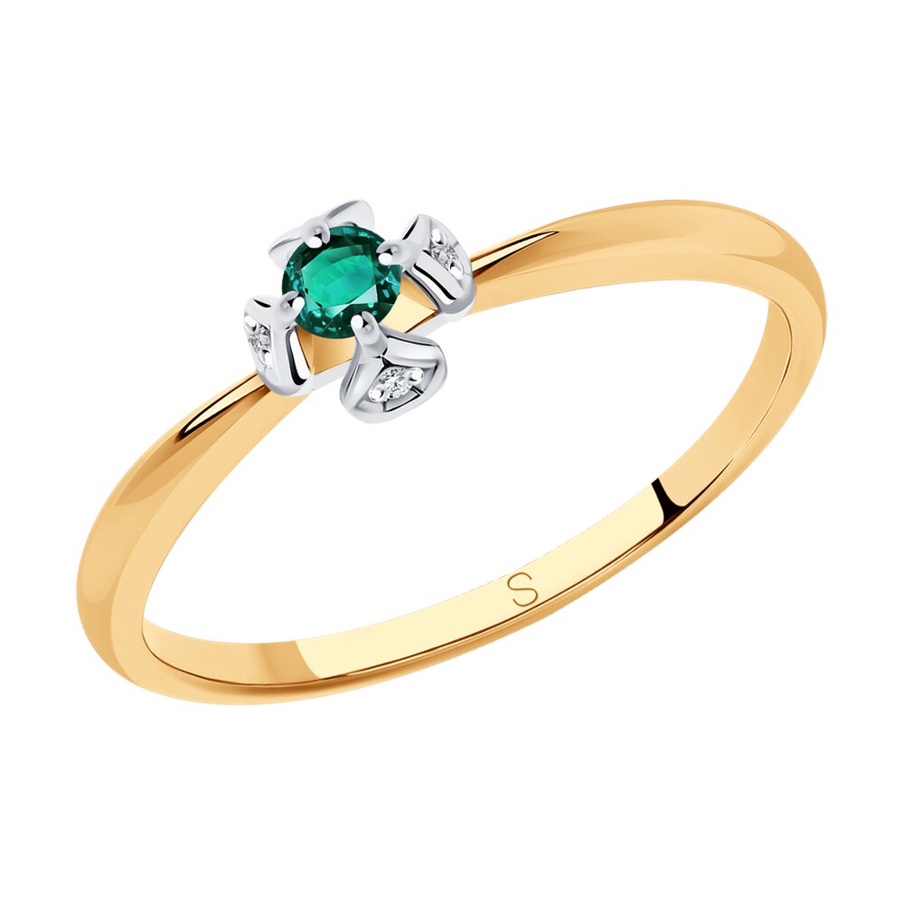 Кольцо из красного золота с бриллиантом/изумрудом р. , Diamant 51-210-01711-2, 51-210-01711-2
Кольцо из красного золота с бриллиантом/изумрудом р. , Diamant 51-210-01711-2, 51-210-01711-2