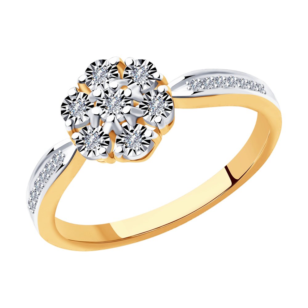Кольцо из комбинированного золота с бриллиантом р. 19,5 Diamant 51-210-00788-1, 51-210-00788-1
Кольцо из комбинированного золота с бриллиантом р. 19,5 Diamant 51-210-00788-1, 51-210-00788-1