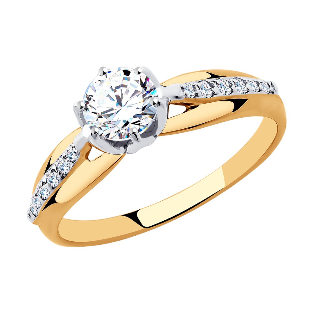 Кольцо помолвочное из красного золота с фианитом р. 17,5 Diamant 51-110-00564-1, 51-110-00564-1
Кольцо помолвочное из красного золота с фианитом р. 17,5 Diamant 51-110-00564-1, 51-110-00564-1