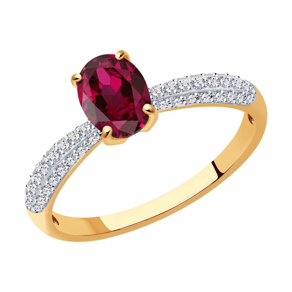 Кольцо из красного золота с бриллиантом/рубином р. 17 SOKOLOV Diamonds 4010714, 4010714
Кольцо из красного золота с бриллиантом/рубином р. 17 SOKOLOV Diamonds 4010714, 4010714