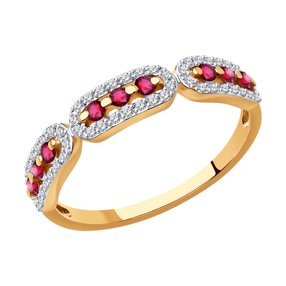 Кольцо из красного золота с бриллиантом/рубином р. 16,5 SOKOLOV Diamonds 4010707, 4010707
Кольцо из красного золота с бриллиантом/рубином р. 16,5 SOKOLOV Diamonds 4010707, 4010707