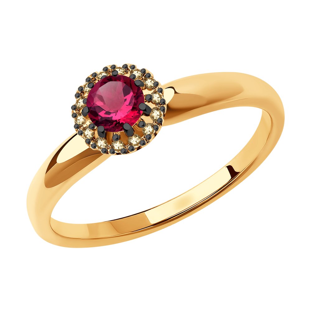 Кольцо из красного золота с бриллиантом/рубином р. 17 SOKOLOV Diamonds 4010665, 4010665
Кольцо из красного золота с бриллиантом/рубином р. 17 SOKOLOV Diamonds 4010665, 4010665